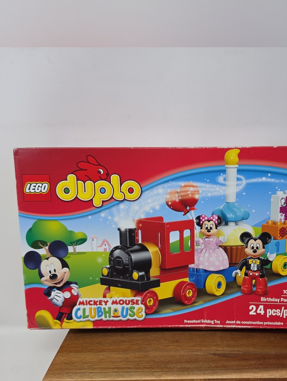 Lego Duplo Mickey Mouse Clubhouse Train Set - Red, Yellow, Blue